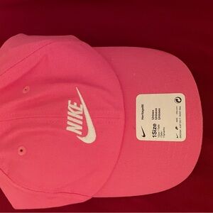 Nike Bright Pink Cap with White Logo